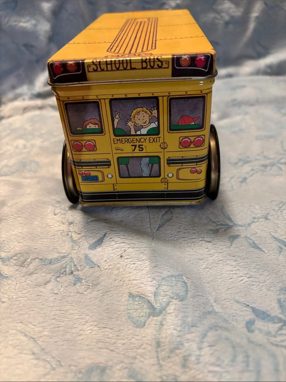 Yellow School Bus Toy Tin - Kids Toys